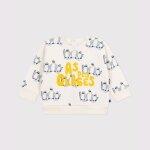 Sweatshirt b�b� en coton imprim� pingouins