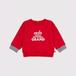 Sweatshirt b�b� en coton � motifs