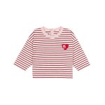 Tee - shirt b�b� en coton � manches longues ray�