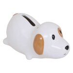 Tirelire dolomite chien