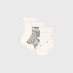 Trio de chaussettes en tricot