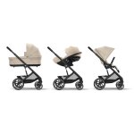 Trio naissance poussette balios + nacelle s lux + coque auto cloud g i - size + adaptateurs