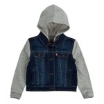 Veste  capuche bi - matire