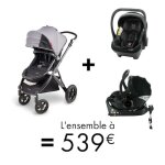 Offre william kent 1733 : poussette dragon + coque orion + base = 539?