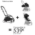 Offre yoyo 3 de stokke : cadre + pack nouveau - n + pack 6 +  539? au lieu de 604?