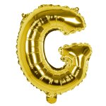 Ballon aluminium mylar lettre g, or
