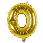 Ballon aluminium mylar lettre o, or