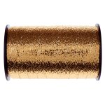 Bobine bolduc gaufr brillant 10mm x 25 m, gaufr or