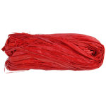 Bobine de raphia rouge de 50 gr