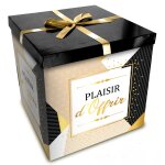 Boite cadeau plaisir d'offrir avec noeud, 20x20x20cm Boite cadeau plaisir d'offrir avec noeud, 20x20x20cm