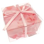 Boite pvc 100 pétales de rose synthétiques, rose Boite pvc 100 pétales de rose synthétiques, rose