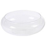 Bougeoir vasque coupe en verre 19cm