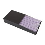Bougie flambeau 24, 5cm, parme (x1)