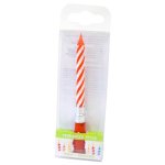 Bougie musicale colore anniversaire 11, 5cm
