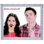 Cadre photobooth en bois 67cm, moulure argent Cadre photobooth en bois 67cm, moulure argent