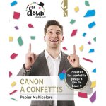 Canon  confettis, 20 cm, papier, multicolore
