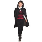 Cape noire 75 - 115cm avec capuche, enfant