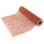 Chaks 0819 - 79, chemin de table glitter 30cm x 5m, rose gold