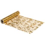 Chaks 0824 - 81, chemin de table eclats, or
