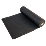 Chaks 0987 - 90, chemin de table glossy, noir