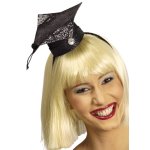 Chaks 10 153301, serre - tte mini chapeau diplm noir