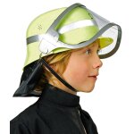 Chaks 10 541908, casque pompier jaune avec visire enfant