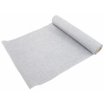 Chaks 1015 - 80, chemin de table burlap brillant métal argent Chaks 1015 - 80, chemin de table burlap brillant métal argent