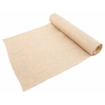 Chaks 1015 - 81, chemin de table burlap brillant mtal or