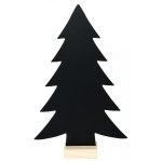 Chaks 10166, ardoise sapin sur socle bois 30, 5cm