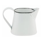 Chaks 10417, petite cruche en m�tal blanc avec anse 7, 5 cm