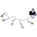 Chaks 10529, guirlande halloween 8 ampoules led son et lumire 2, 4m