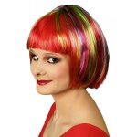 Chaks 11 271102, perruque gigi rouge / violet / vert