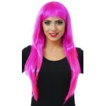 Chaks 11 271403, perruque nicole cheveux longs, fuchsia / violet