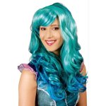 Chaks 11 272756, perruque tara cheveux longs, bleu / vert