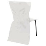 Chaks 1101 - 00, paquet de 6 housses simples, blanches