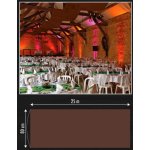 Chaks 1102 - 06 - grande tenture 25m, chocolat