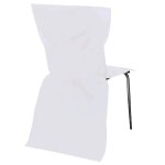 Chaks 1108 - 00, paquet de 24 housses de chaise, blanc �co