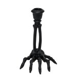 Chaks 11262, chandelier r�sine main squelette 16cm, noir