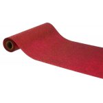 Chaks 11445 - 16, chemin de table premium paillettes incrust�es, rouge fonc�