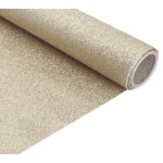 Chaks 11446 - 37, nappe premium paillettes incrustées, en rouleau 120cm x 3m platine Chaks 11446 - 37, nappe premium paillettes incrustées, en rouleau 120cm x 3m platine