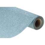 Chaks 11446 - 93, nappe premium paillettes incrustées, en rouleau 120cm x 3m bleu glacier Chaks 11446 - 93, nappe premium paillettes incrustées, en rouleau 120cm x 3m bleu glacier
