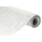 Chaks 11446 - 97, nappe premium paillettes incrustées, en rouleau 120cm x 3m blanc Chaks 11446 - 97, nappe premium paillettes incrustées, en rouleau 120cm x 3m blanc