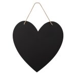Chaks 11585, lot de 3 ardoises noires carton 30cm à suspendre, coeurs Chaks 11585, lot de 3 ardoises noires carton 30cm à suspendre, coeurs