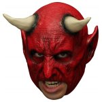 Chaks 11790, masque dmon rouge cornu bouche apparente