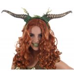 Chaks 12195, serre - tte prtresse avec longues cornes, vert / or