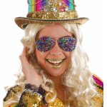 Chaks 12203, lunettes crazy cabaret, strass multicolores