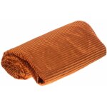 Chaks 12320 - 17, nappe velours cotel� pli�e 140 x 240 cm, ambre