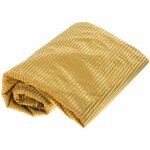 Chaks 12320 - 81, nappe velours cotel� pli�e 140 x 240 cm, or