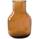 Chaks 12341 - 17, vase en verre carla 30, 5 cm ambre