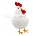 Chaks 12584, poule blanche d�co 15cm